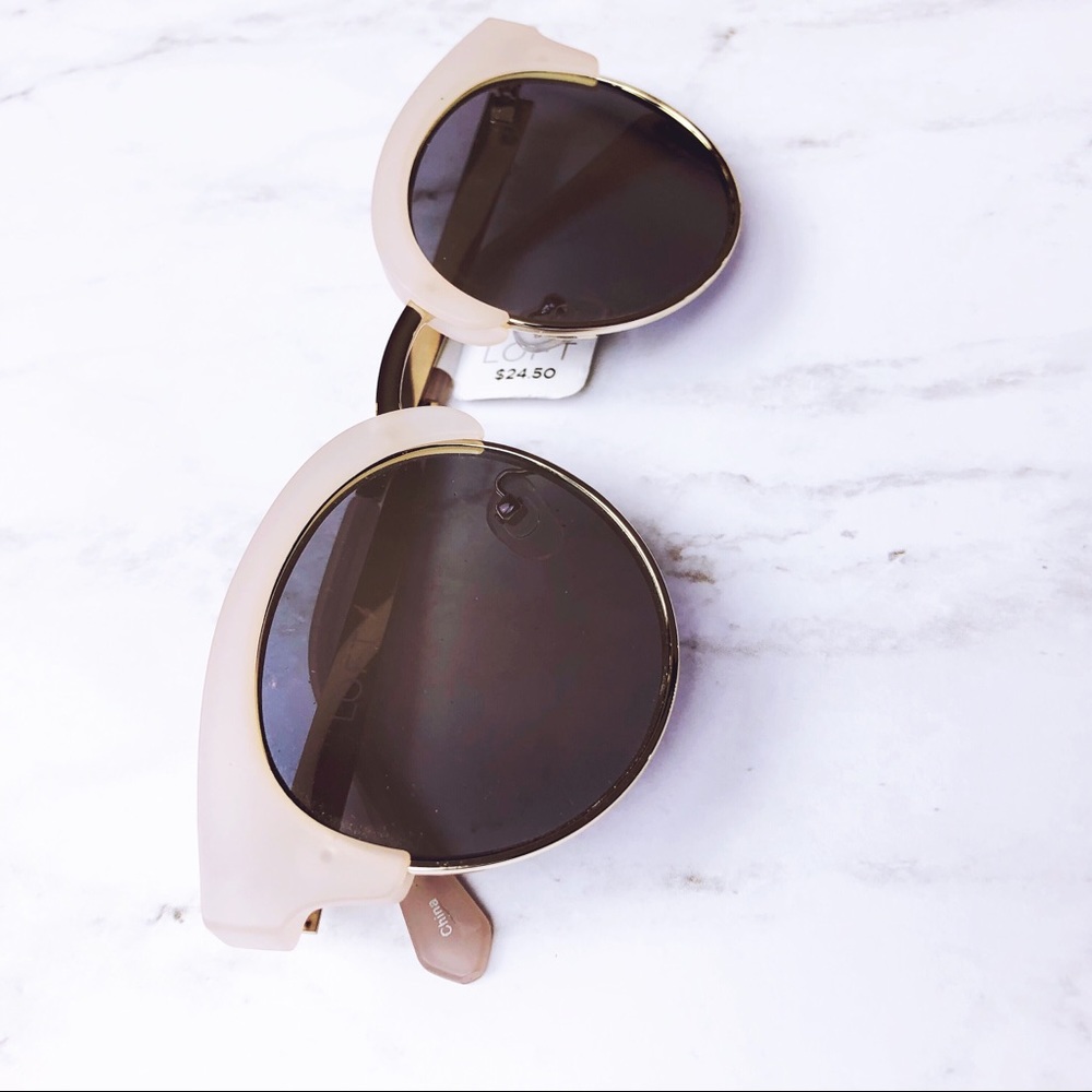 Light Pink Cateye Sunglasses - Picture 4 of 6